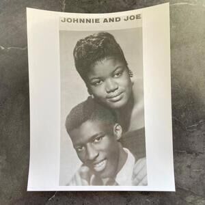 Vtg Johnnie and Joe B&W 8x10 Photograph